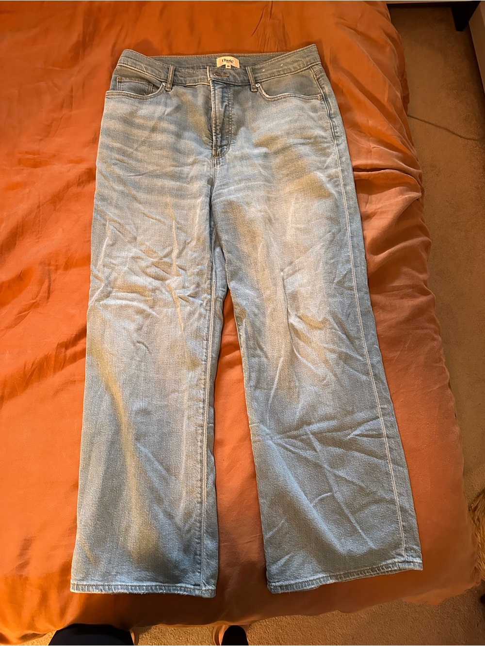 Loft Rivete Wide Leg Crop - Picture 4 of 5